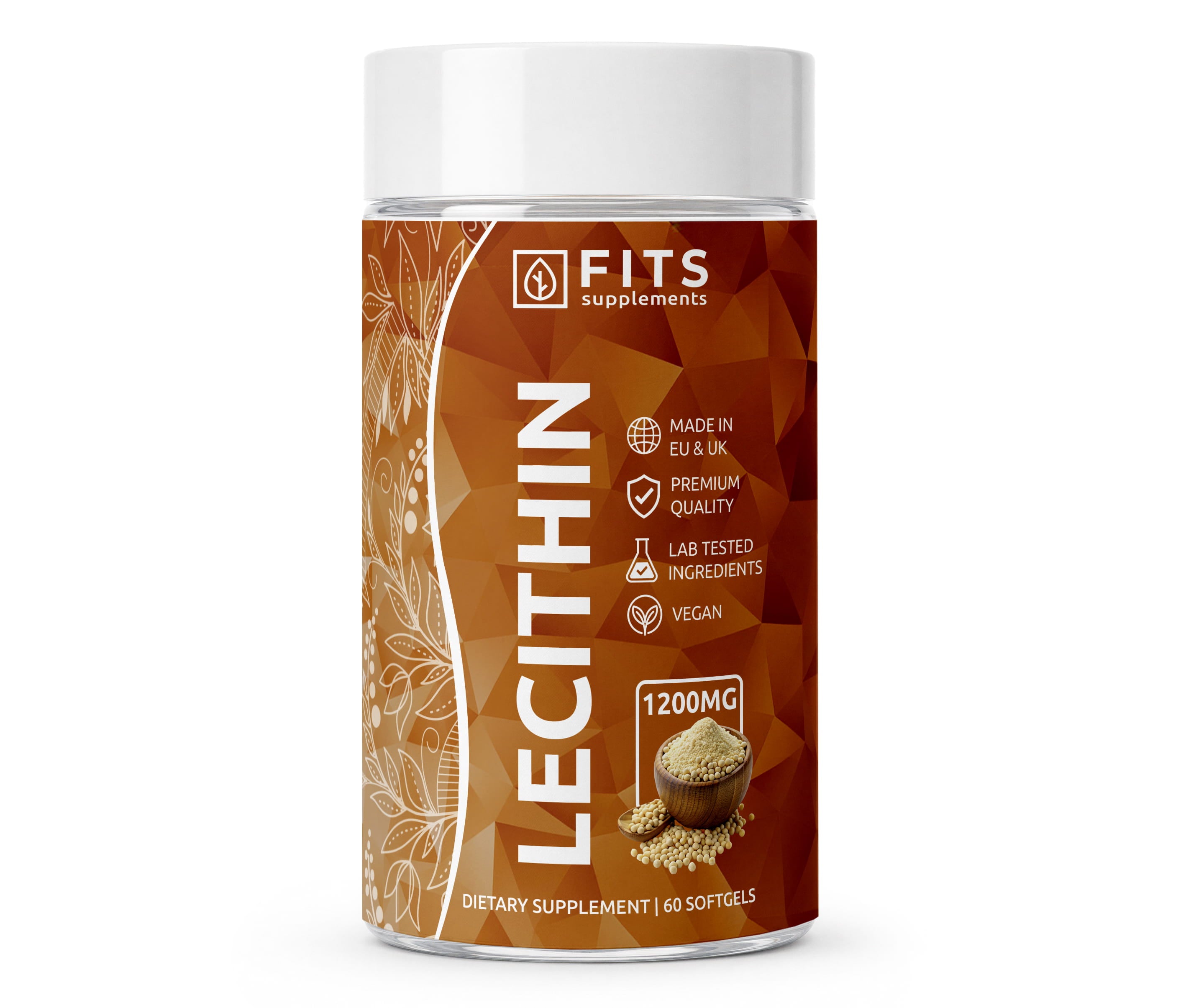 Lecitina 1200mg 60 cápsulas blandas