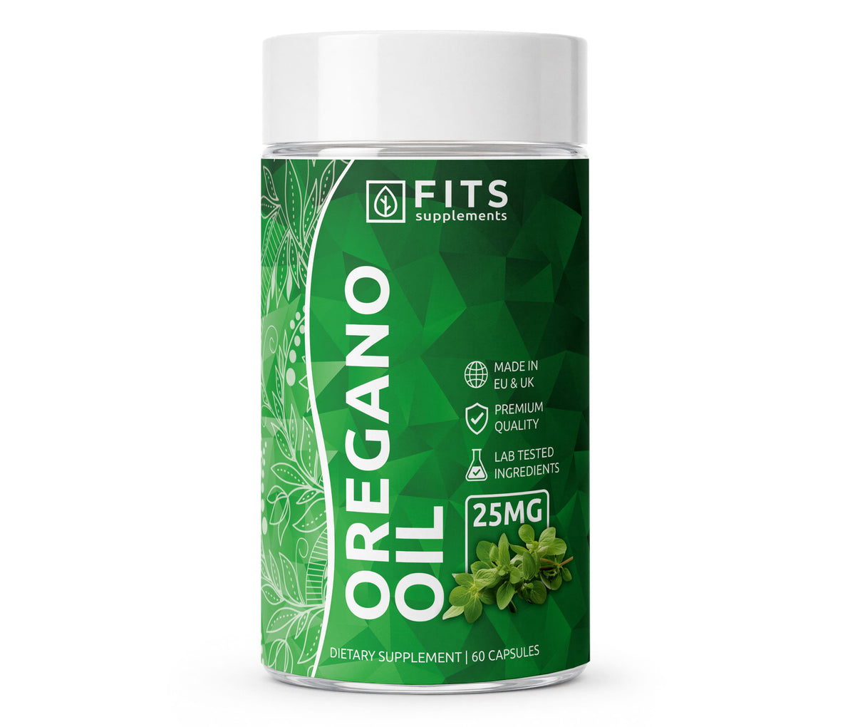 Aceite de orégano 25mg 60 cápsulas