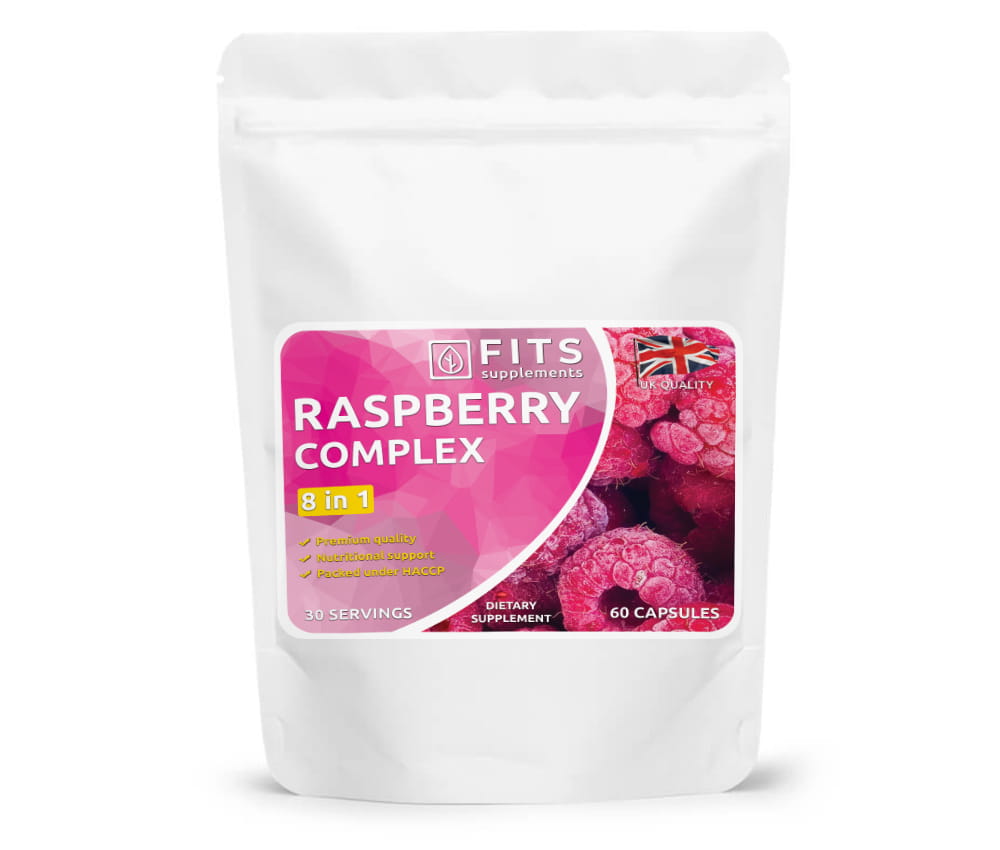 Complejo de Frambuesa 8 en 1 60 cápsulas