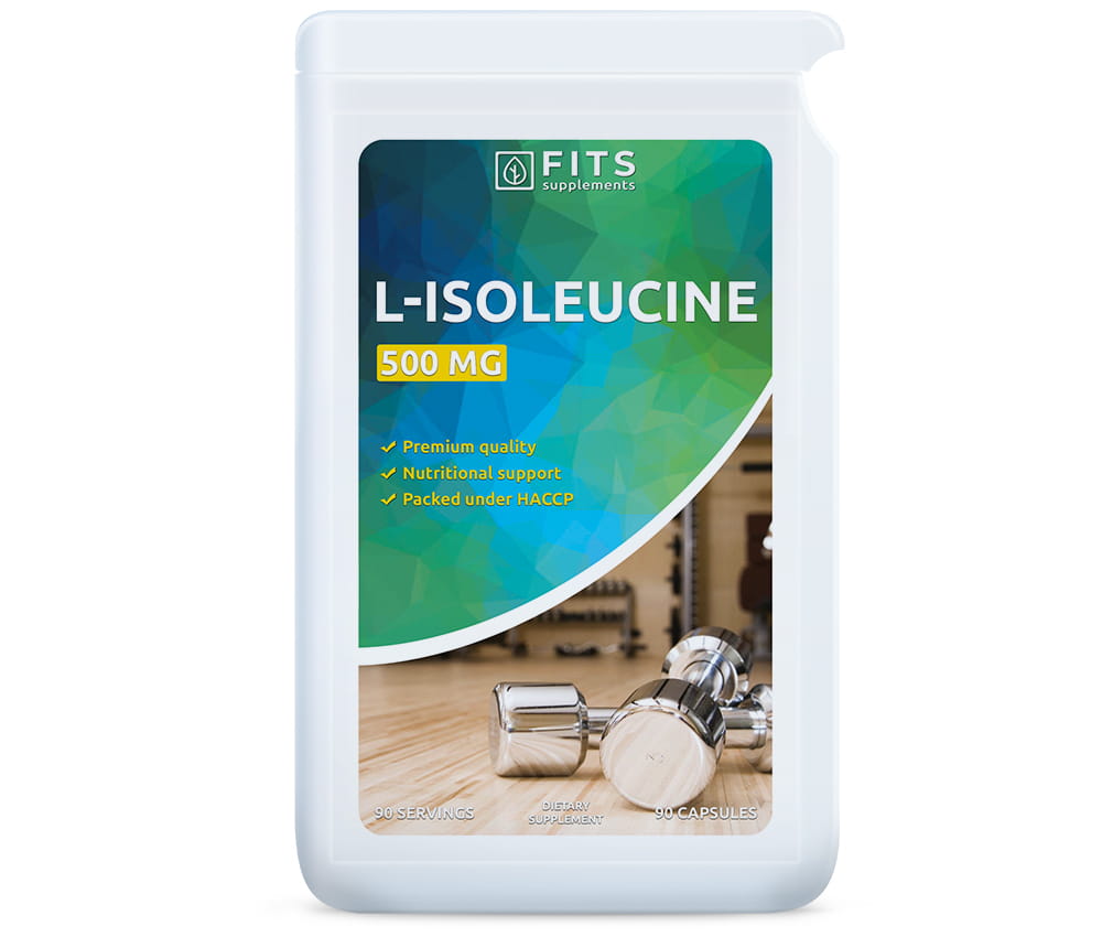 L-Isoleucine 500mg 90 capsules - FITS Dietary Supplements