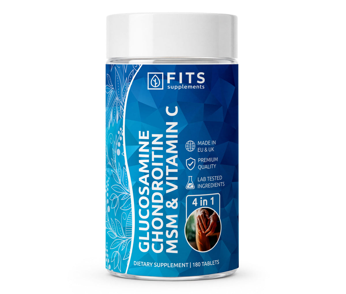 Glucosamina, Condroitina, MSM y Vitamina C 180 tabletas