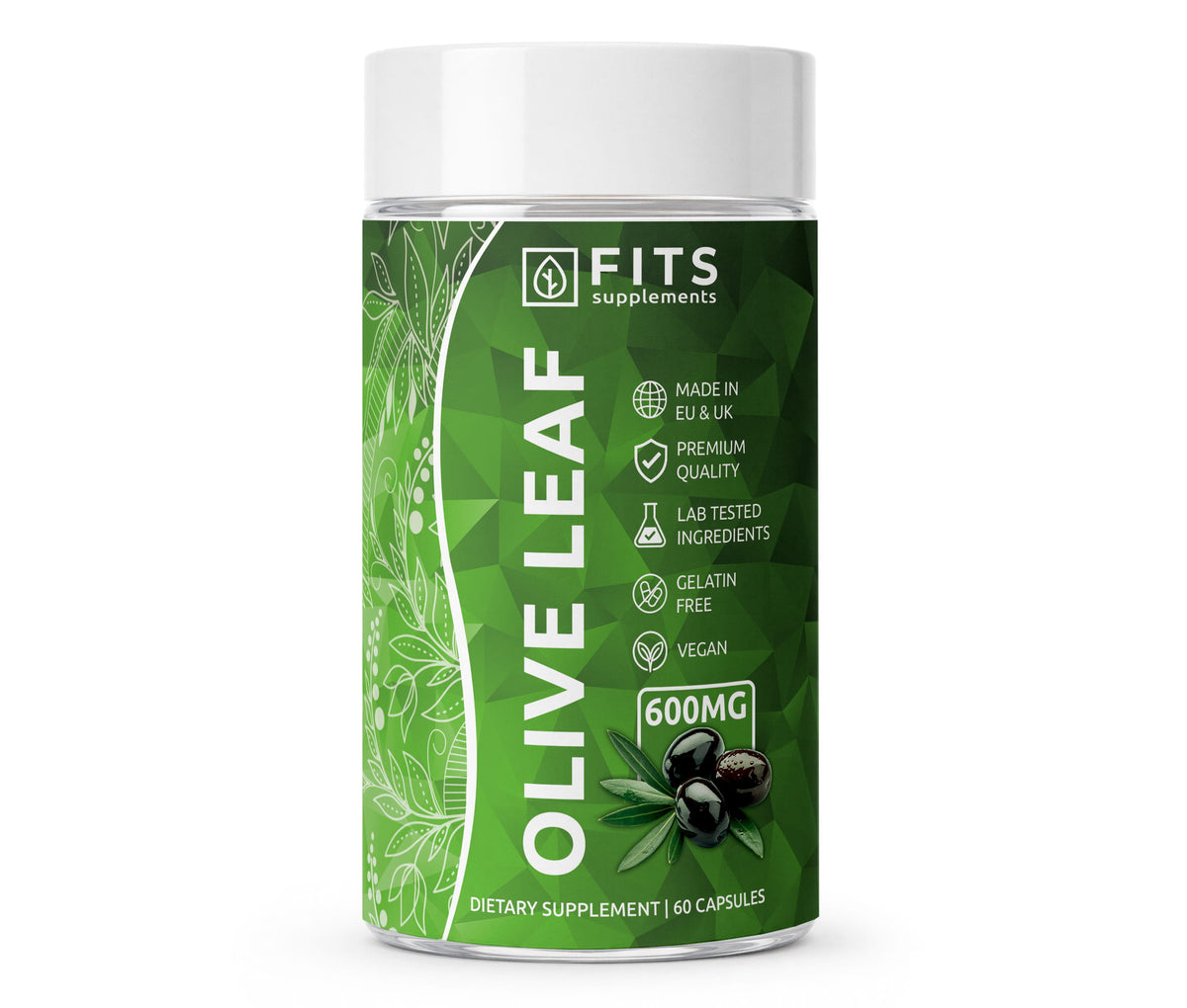 Hoja de olivo 600mg 60 cápsulas
