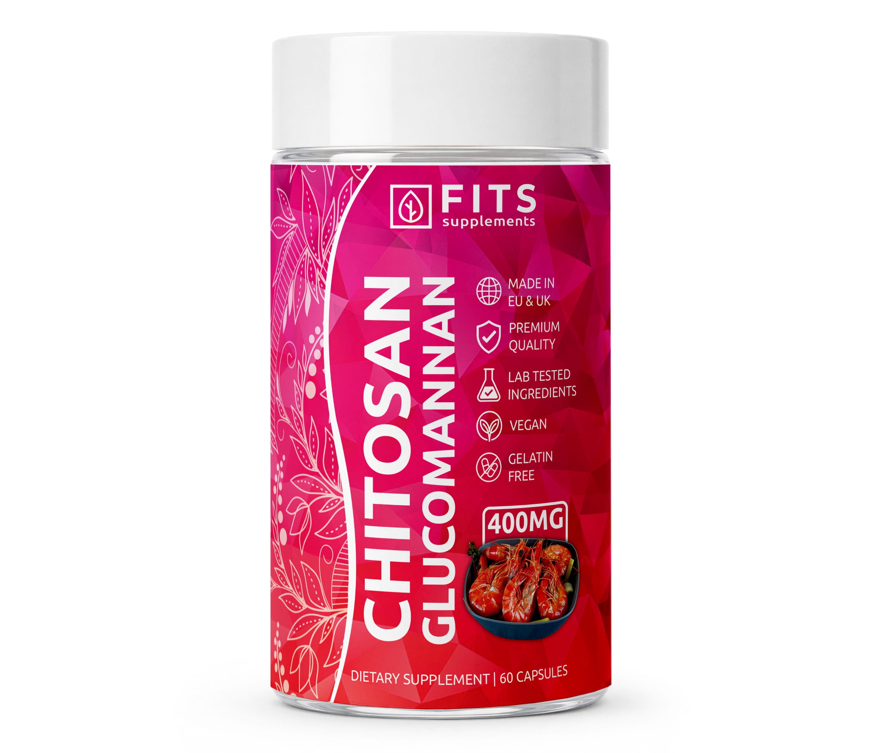 Quitosano y Glucomanano 60 cápsulas