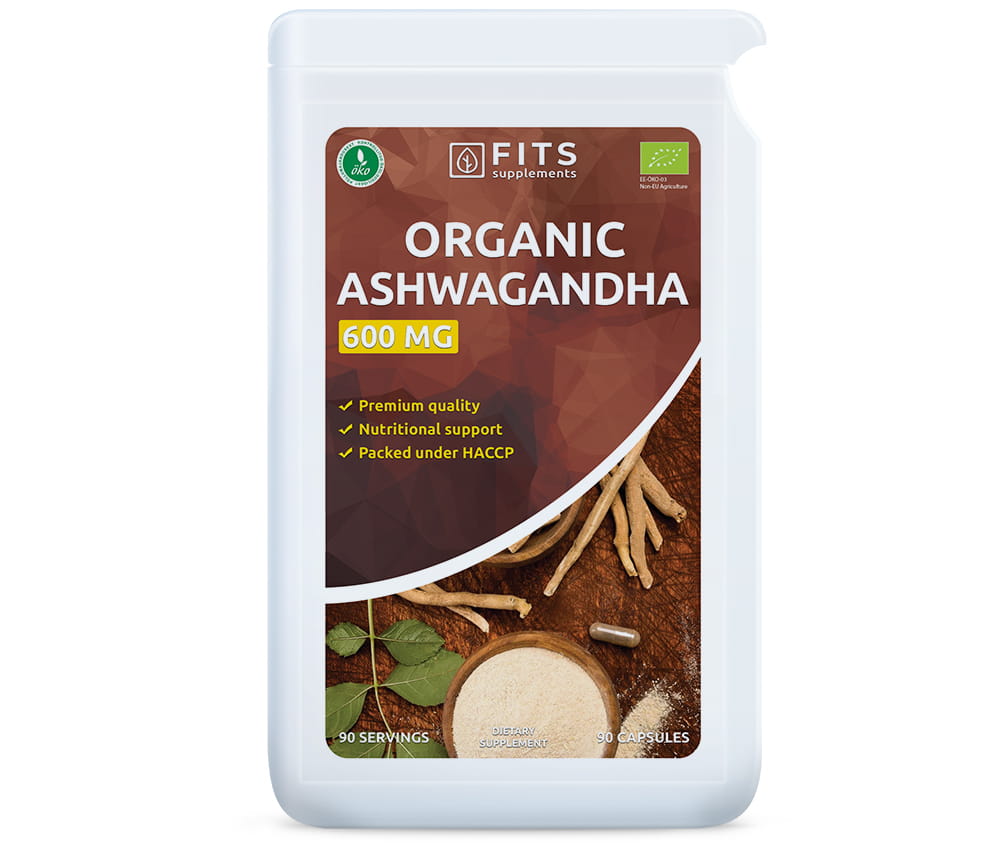 FITS Ashwagandha orgánica 600mg 90 cápsulas - 1