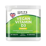 Vitamina D3 vegana 1000 UI 90 tabletas