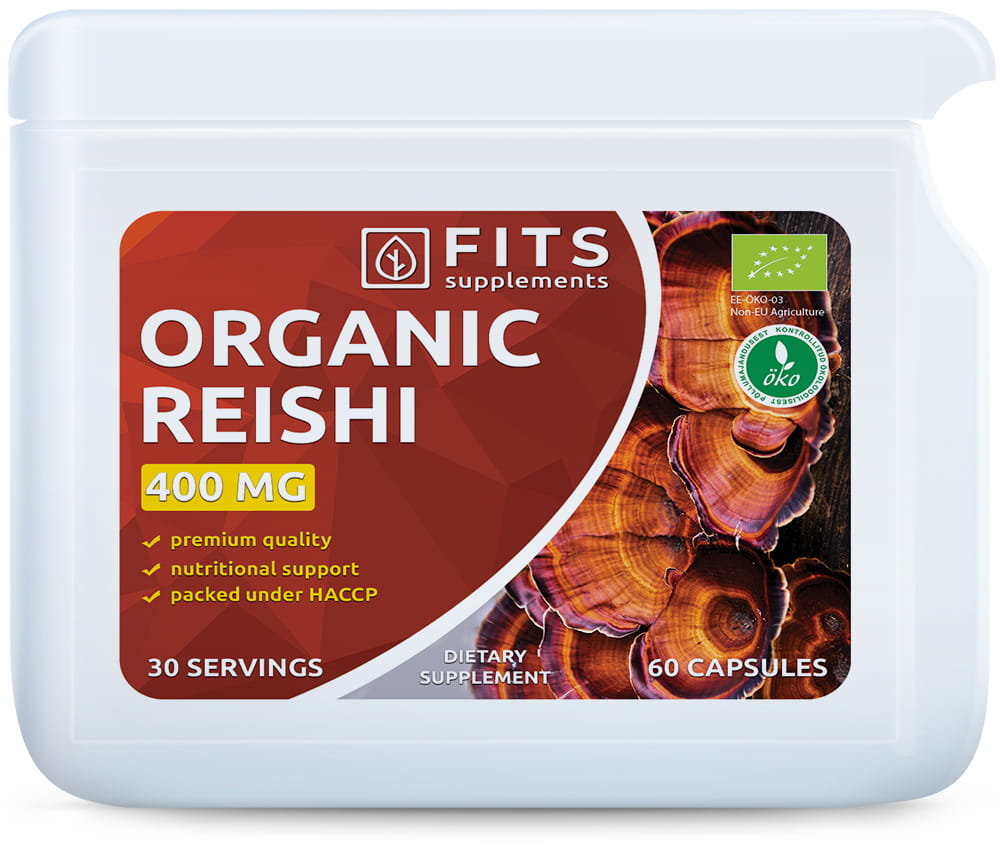 FITS Reishi orgánico 400mg 60 cápsulas - 1