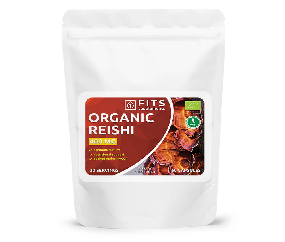 Reishi orgánico 400mg 60 cápsulas