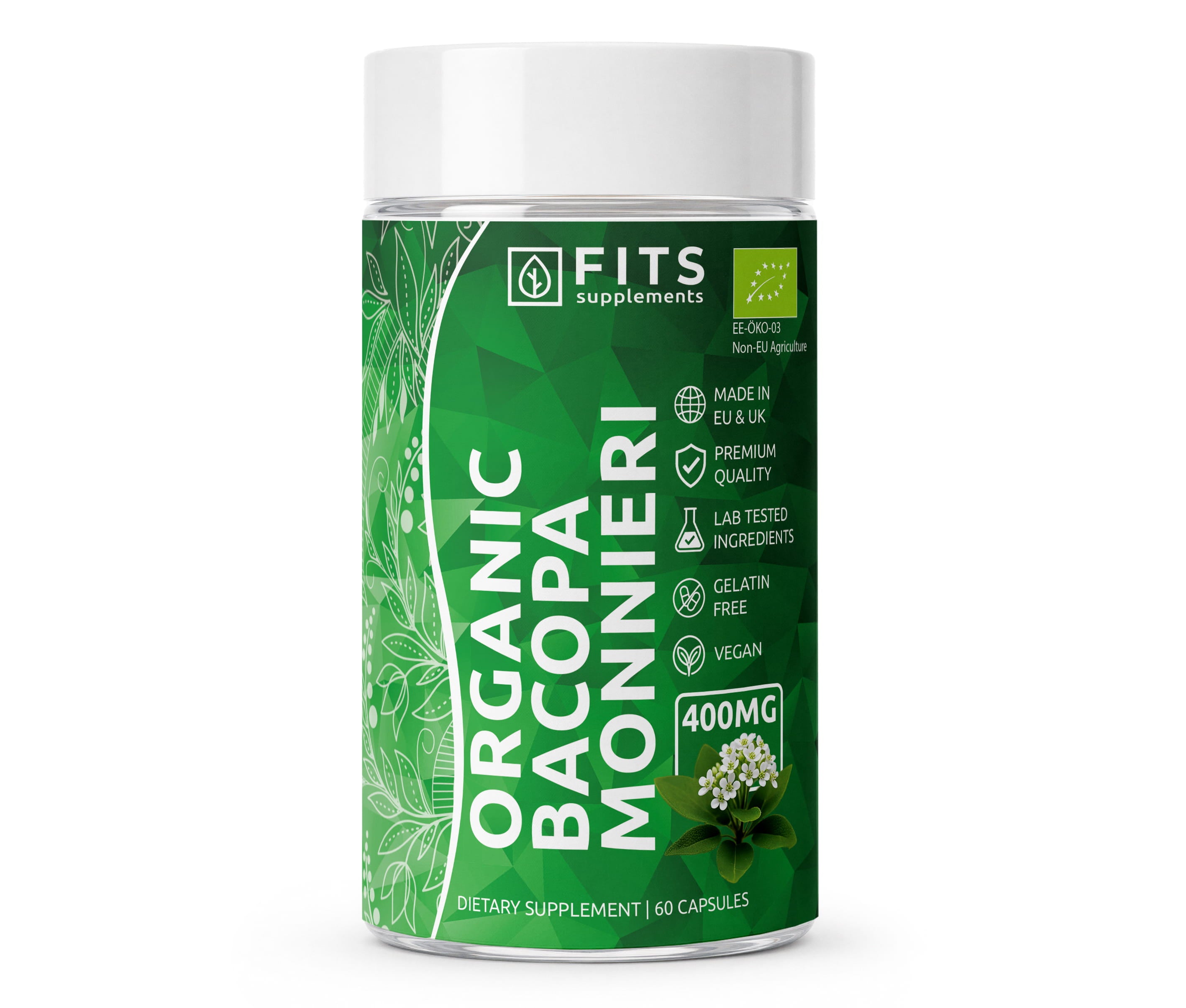 Bacopa Monnieri 400mg 60 cápsulas