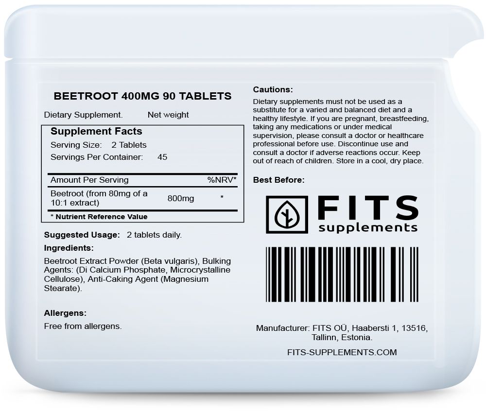 Remolacha 400mg 90 tabletas