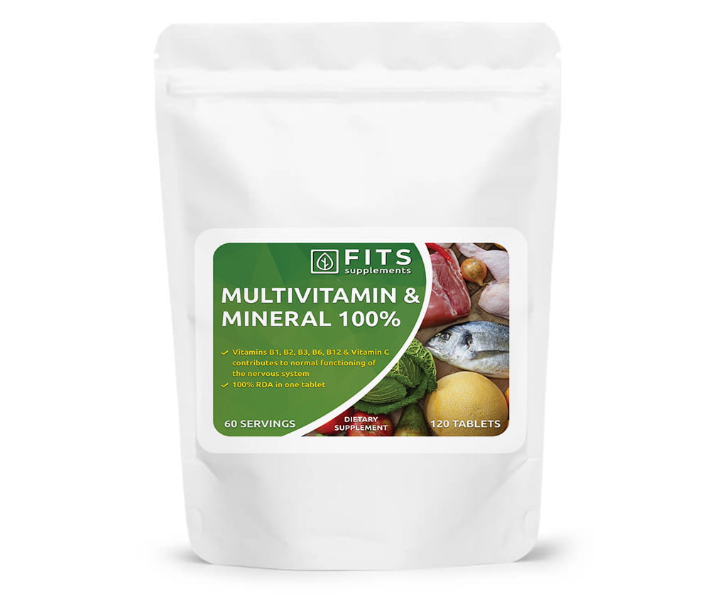 Multivitamínico y Mineral 100% 120 tabletas