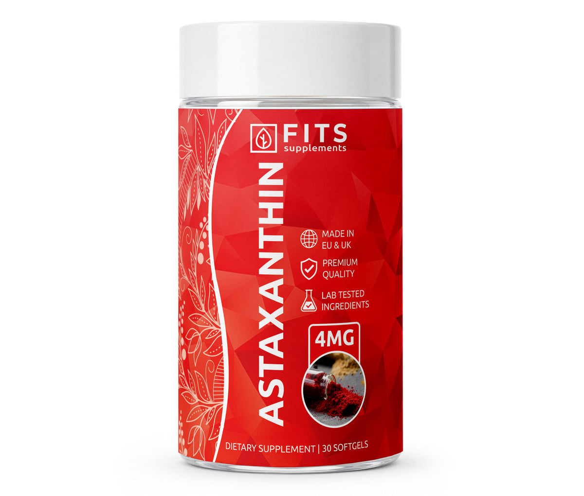 Astaxantina 4mg 30 cápsulas blandas