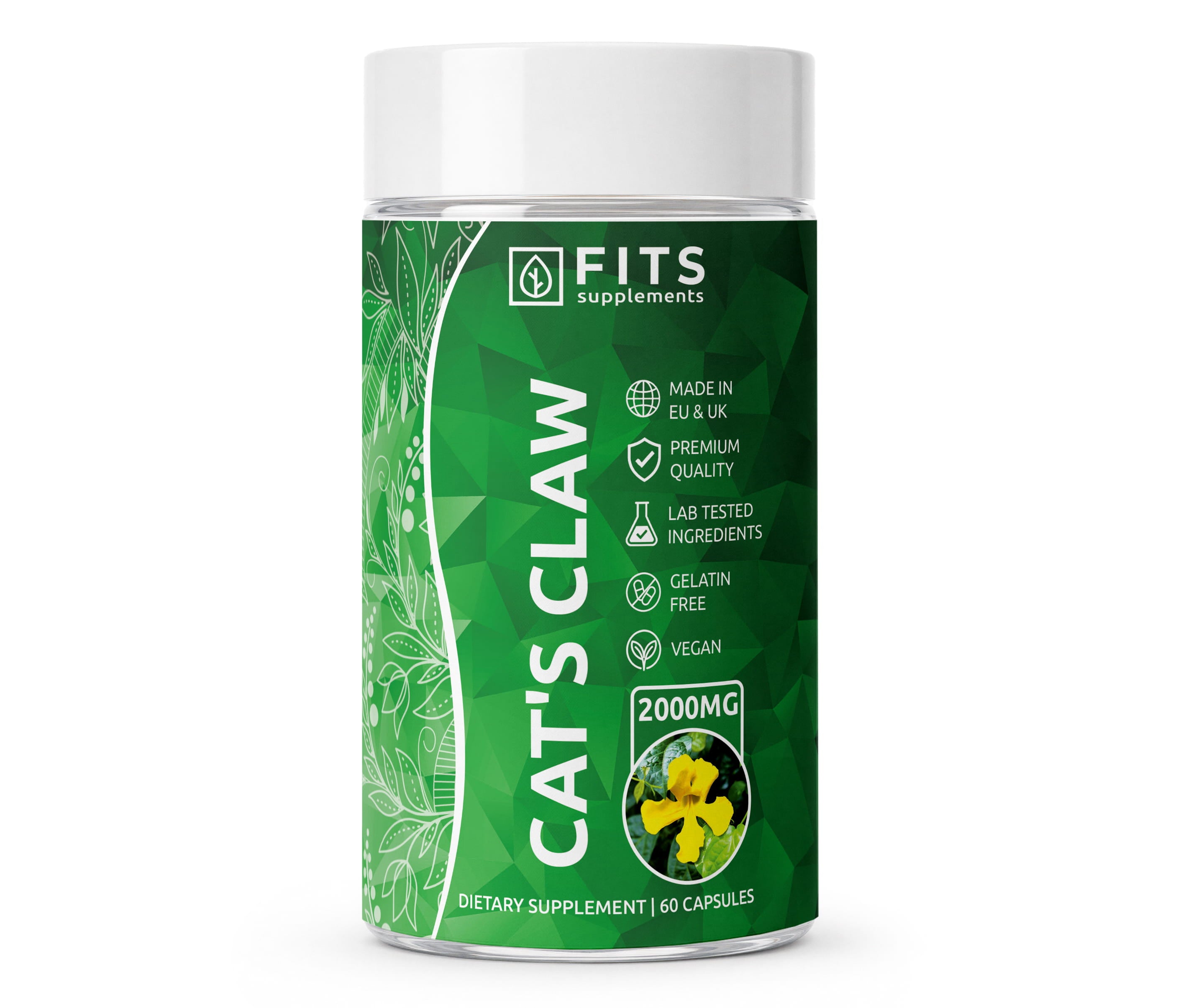 Uña de gato fuerte 2000mg 60 cápsulas