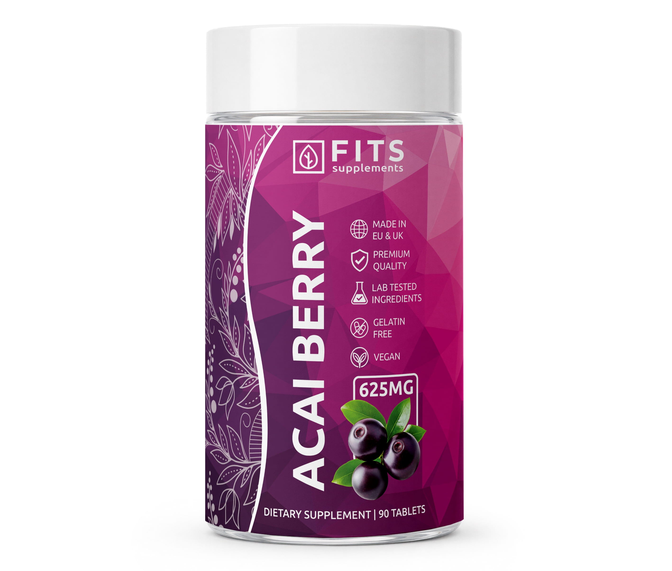 Acai Berry 625mg 90 tabletas