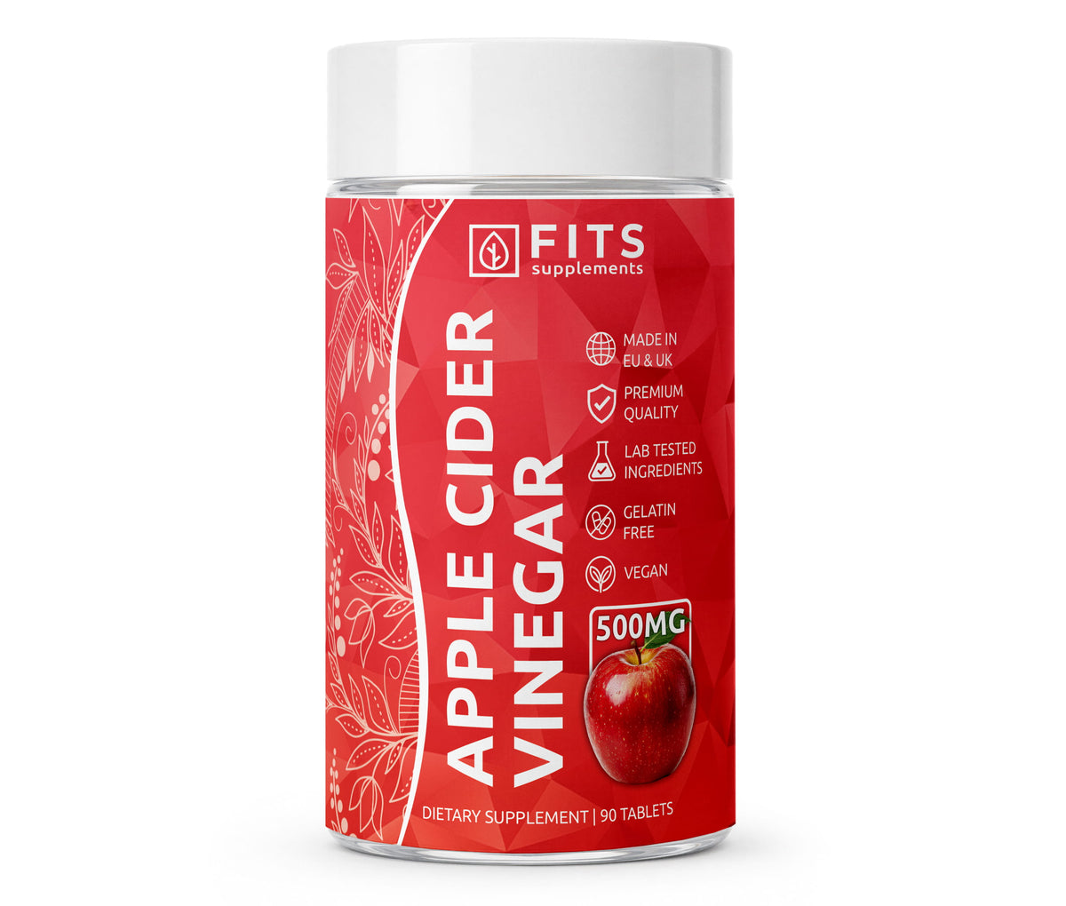 Vinagre de manzana 500mg 90 comprimidos