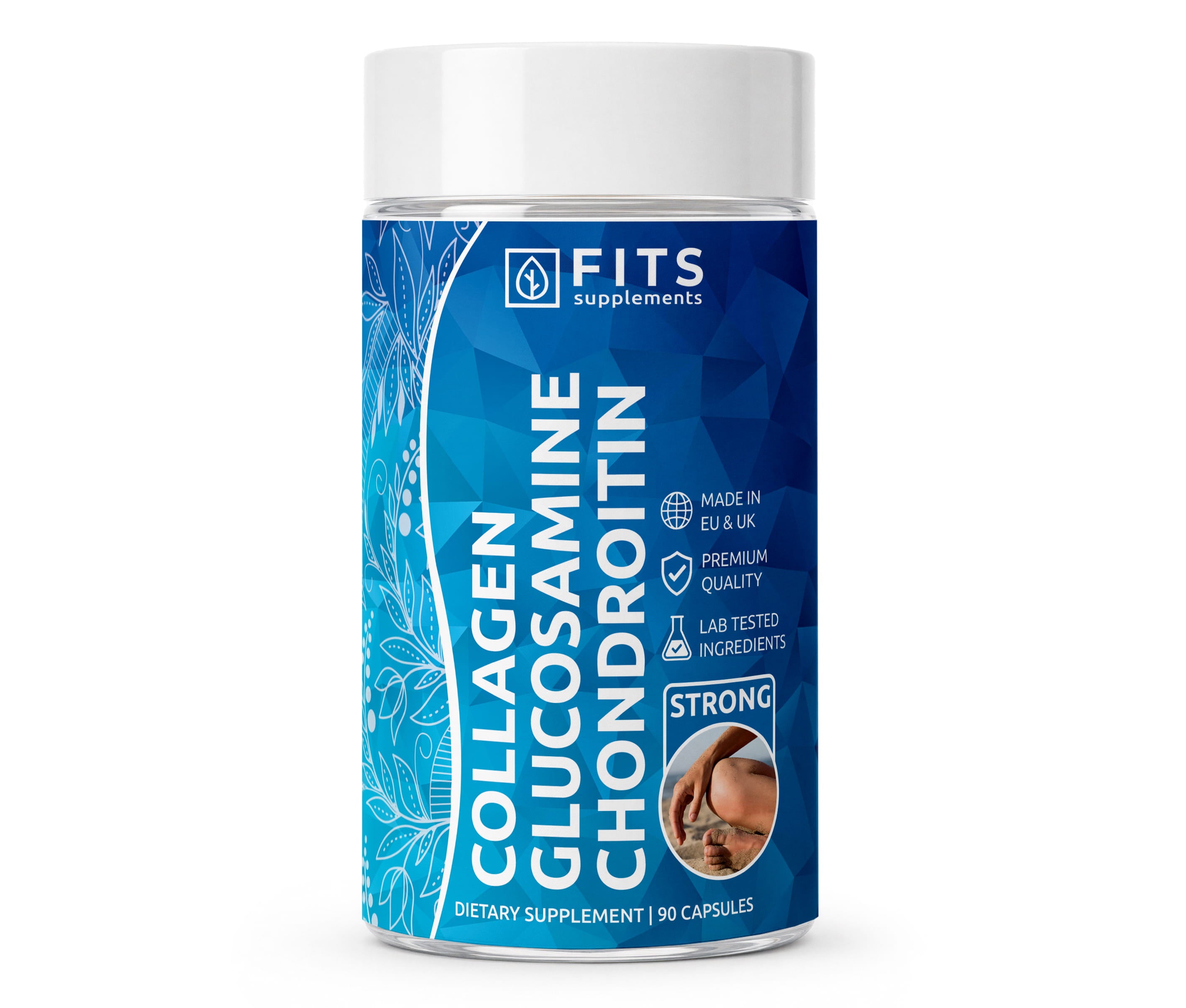 Colágeno Glucosamina Condroitina Fuerte 90 cápsulas