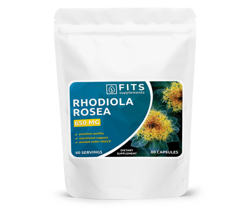 Rhodiola Rosea 650mg 60 cápsulas