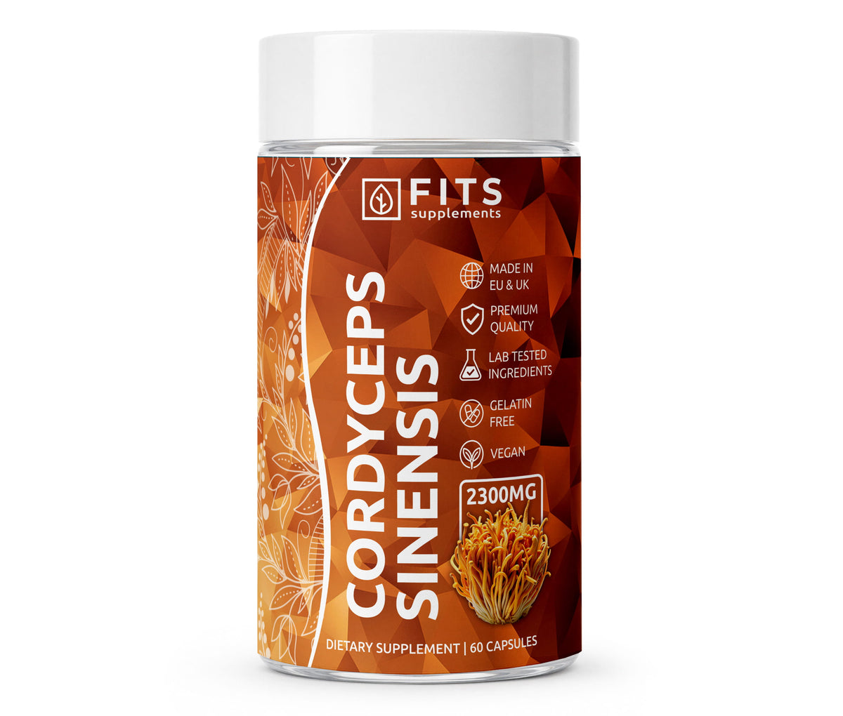 Cordyceps Sinensis Fuerte 2300mg 60 cápsulas