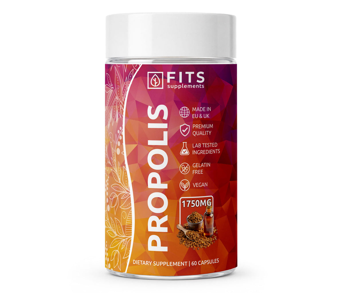 Própolis Fuerte 1750mg 60 cápsulas