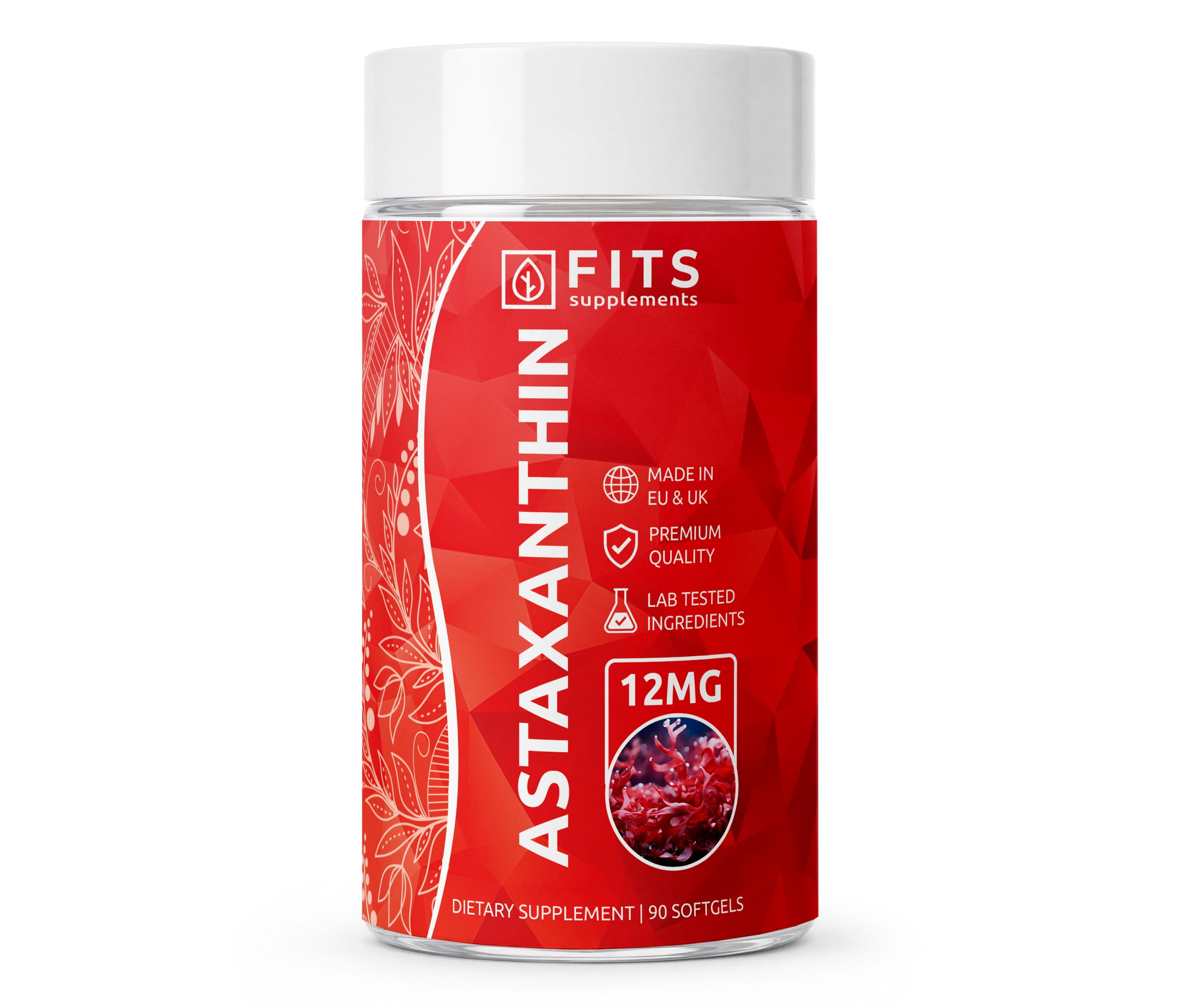 Astaxantina Fuerte 12mg 90 cápsulas blandas