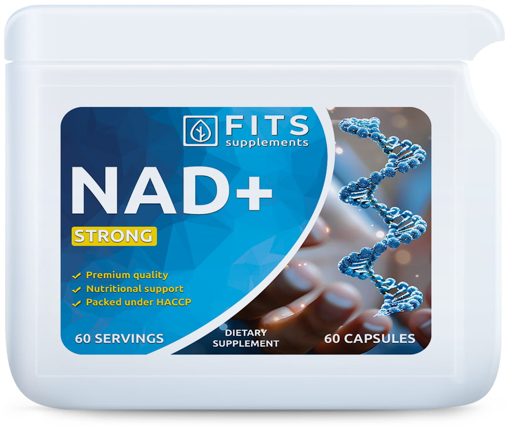 NAD+ Fuerte 500 mg 60 cápsulas