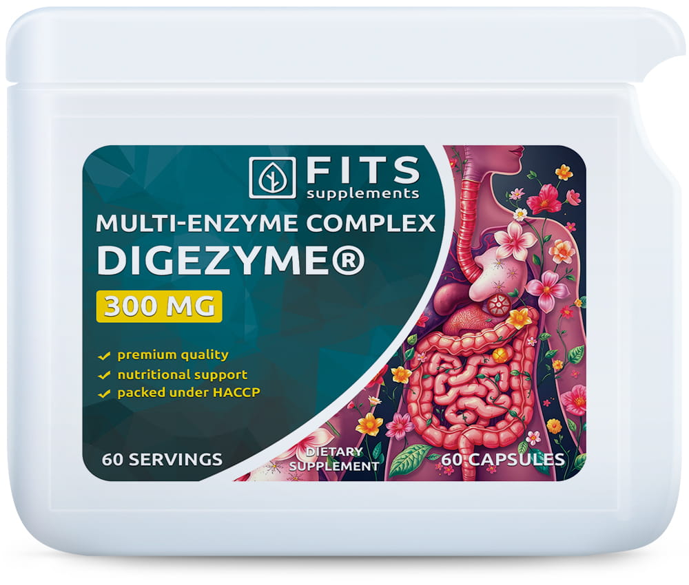 Complejo Multi-Enzimas DigeZyme® 300 mg 60 cápsulas
